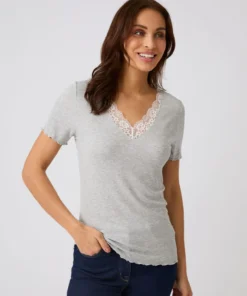 T-shirt Essential en fine côte