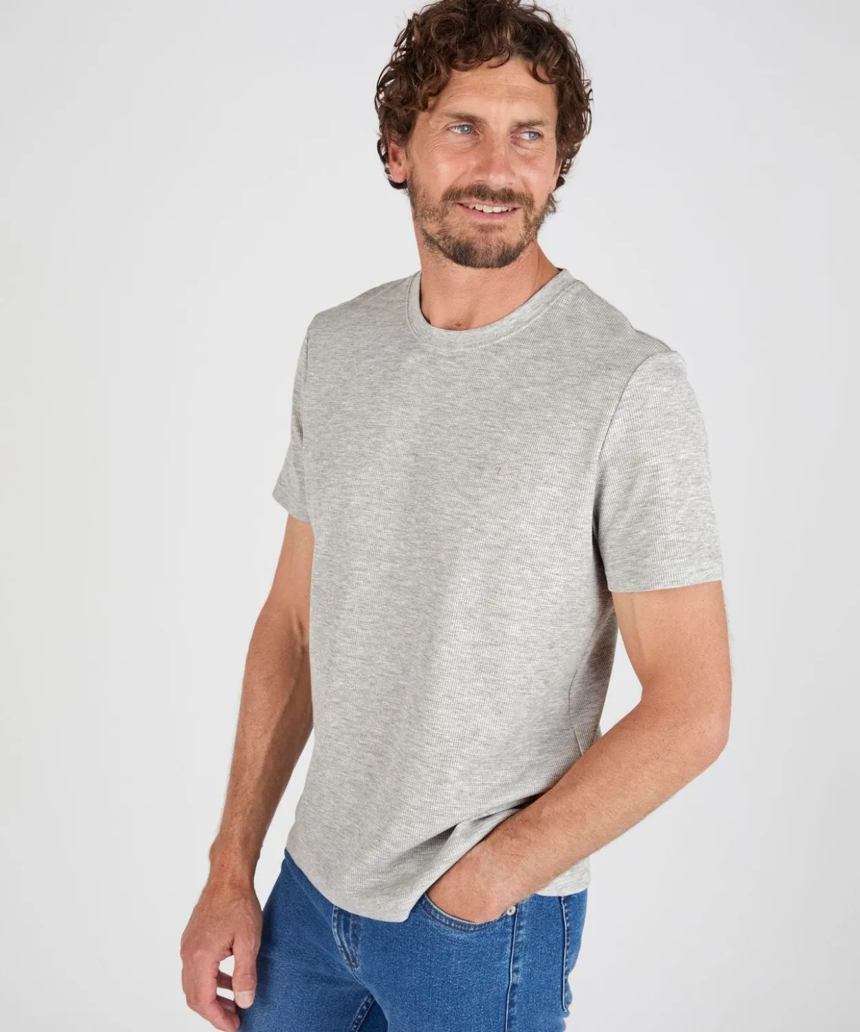 T-shirt Essential en maille gaufrée