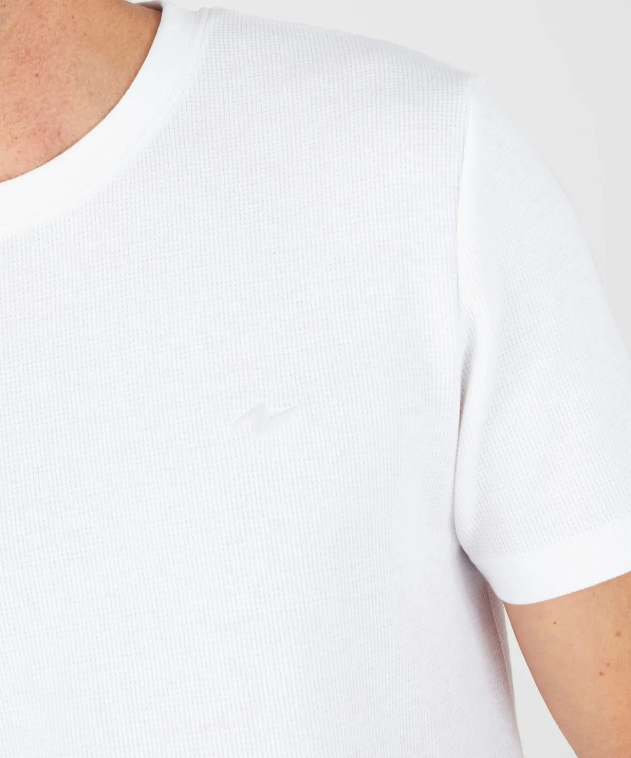 T-shirt Essential en maille gaufrée