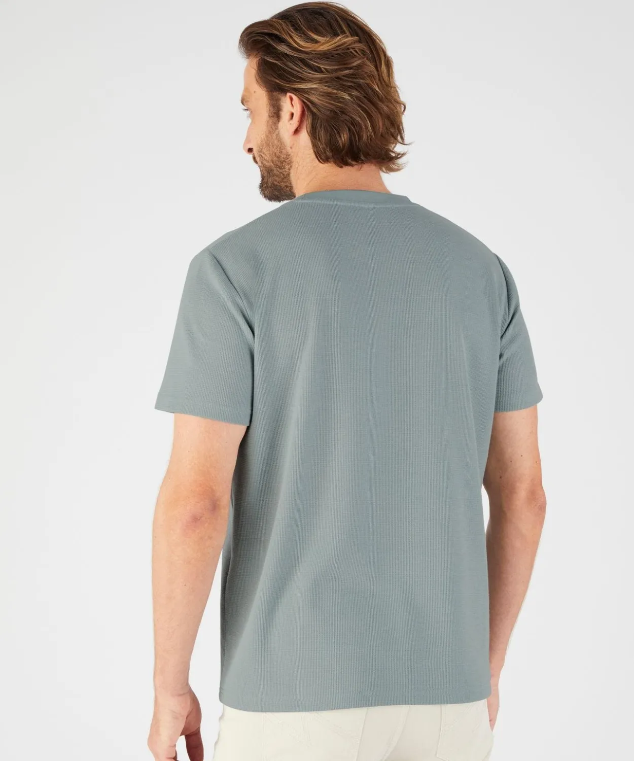 T-shirt Essential en maille gaufrée