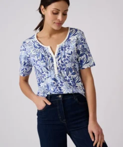 T-shirt fine côte pur coton