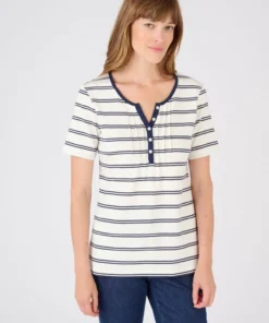 T-shirt fine côte pur coton