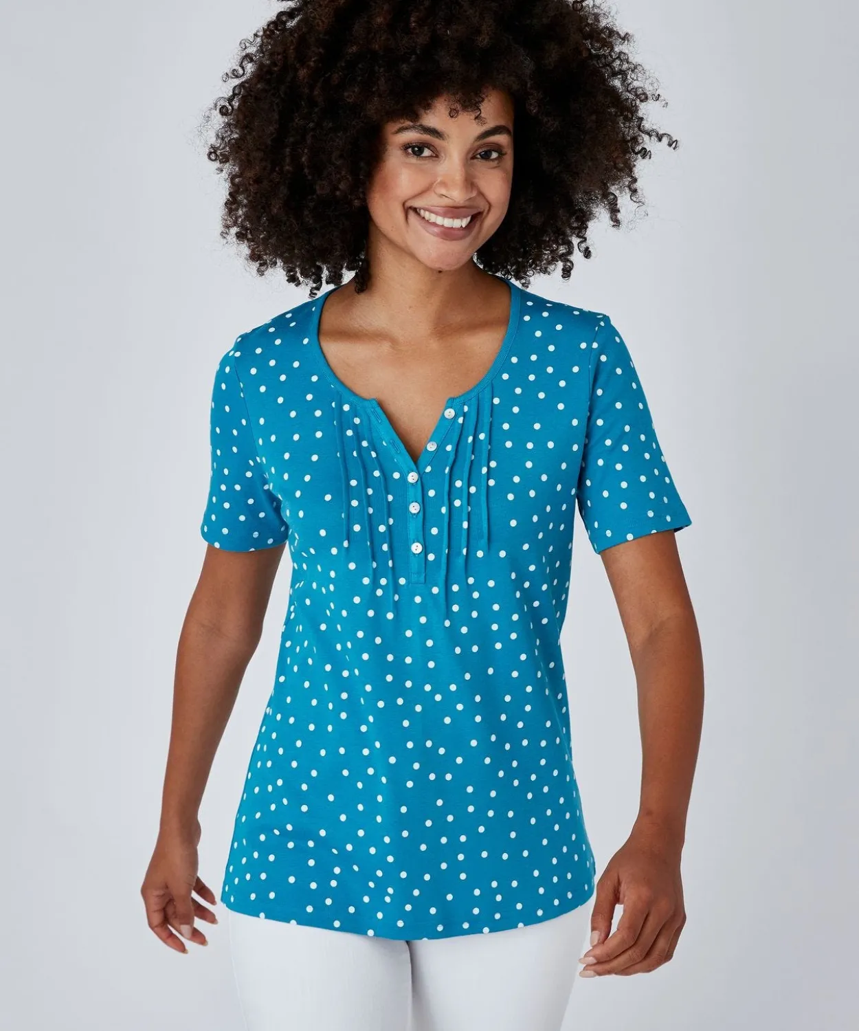 T-shirt fine côte pur coton