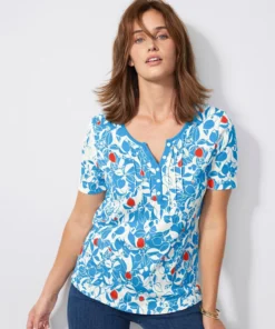 T-shirt fine côte pur coton