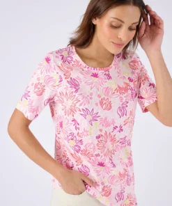 T-shirt imprimé pur coton