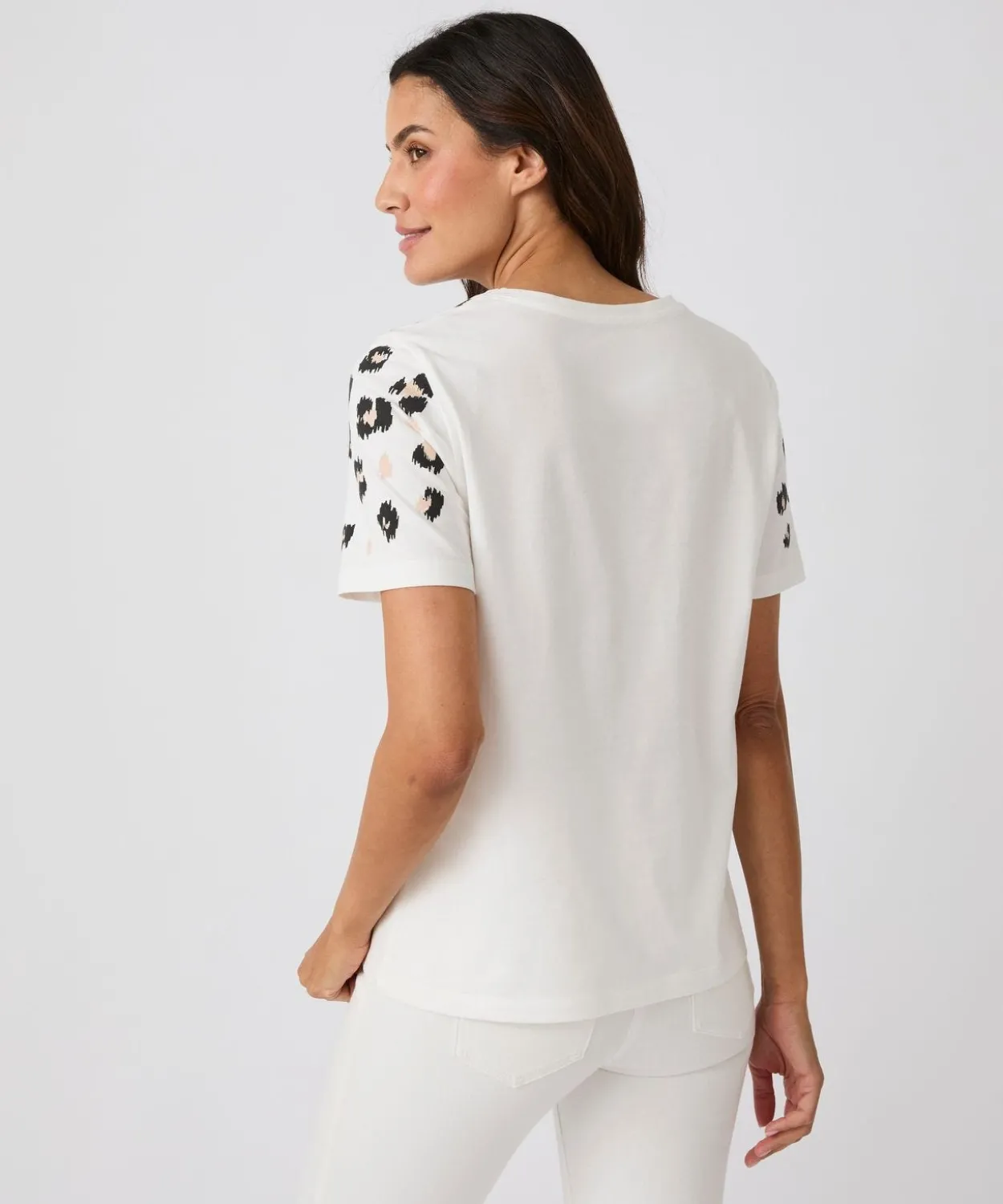 T-shirt imprimé reliefé