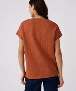 T-shirt maille jacquard fantaisie