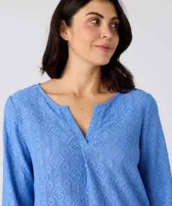T-shirt maille jacquard texturée