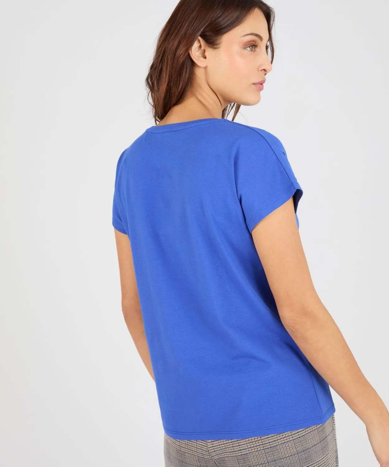 T-shirt maille jersey brodée