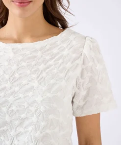 T-shirt maille reliéfée