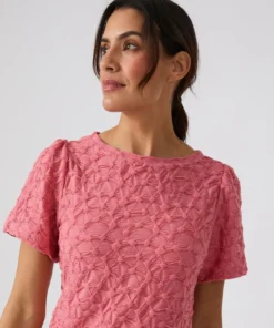 T-shirt maille reliéfée
