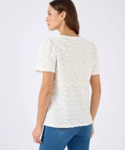 T-shirt maille reliéfée