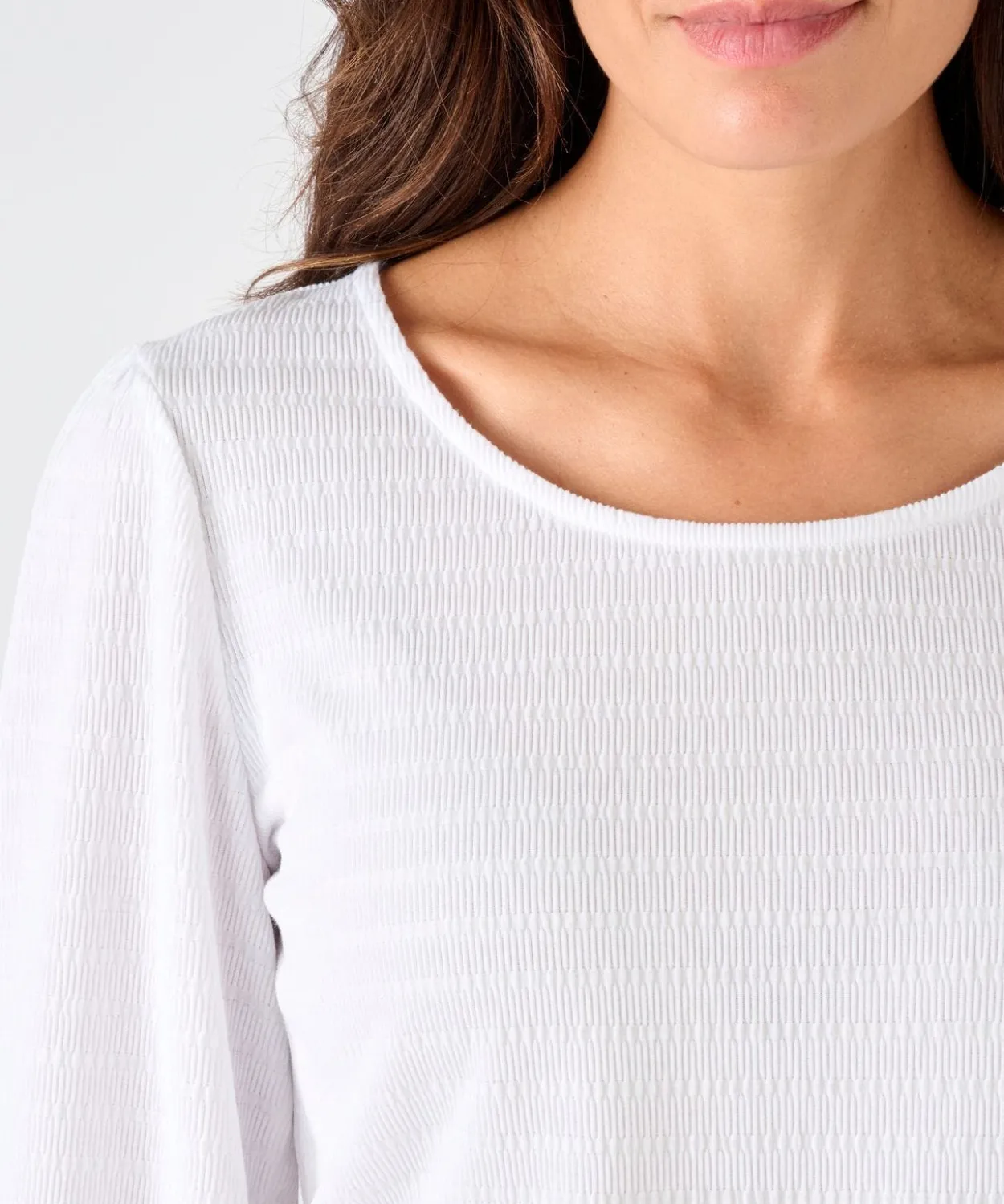 T-shirt maille texturée
