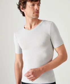T-shirt manches courtes col V Thermolactyl Sensitive