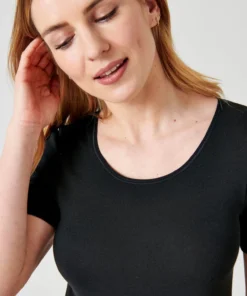 T-shirt manches courtes fine côte Thermolactyl