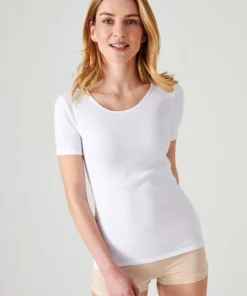 T-shirt manches courtes fine côte Thermolactyl