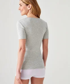 T-shirt manches courtes, maille ajourée Thermolactyl
