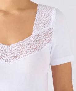 T-shirt manches courtes maille pur coton peigné