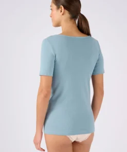 T-shirt manches courtes maille pur coton peigné