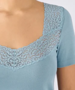 T-shirt manches courtes maille pur coton peigné