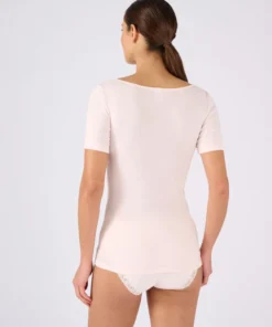 T-shirt manches courtes maille pur coton peigné