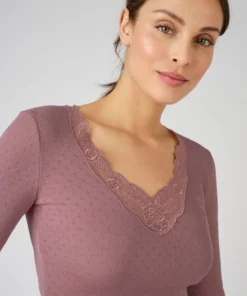 T-shirt manches longues maille ajourée Thermolactyl