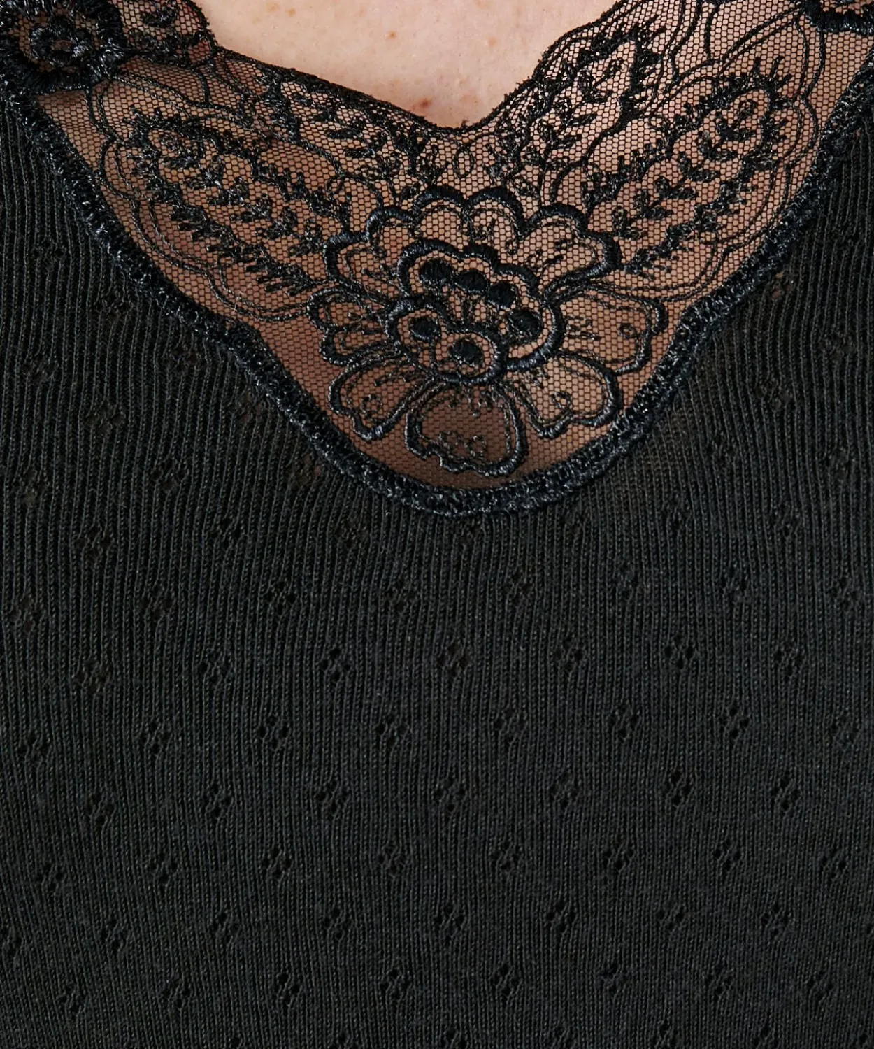 T-shirt manches longues maille ajourée Thermolactyl
