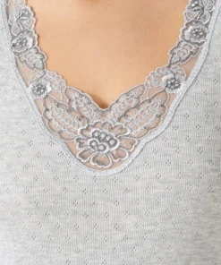 T-shirt manches longues maille ajourée Thermolactyl