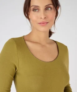 T-shirt manches longues Thermolactyl Sensitive, biais fils brillants