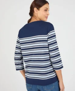 T-shirt marinière pur coton
