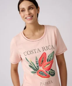 T-shirt motif placé