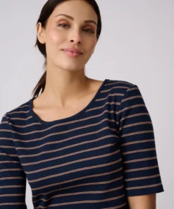 T-shirt rayé manches aux coudes