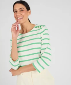 T-shirt rayé pur coton