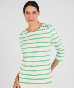 T-shirt rayé pur coton