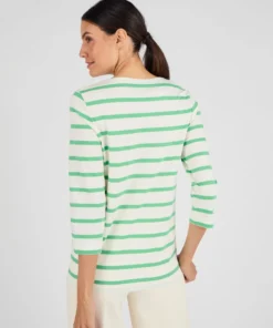 T-shirt rayé pur coton