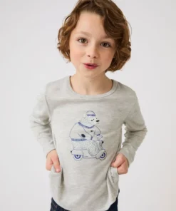 T-shirts Thermolactyl mixte enfant sérigraphiés
