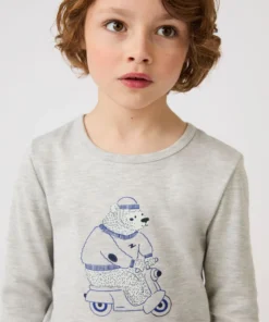 T-shirts Thermolactyl mixte enfant sérigraphiés