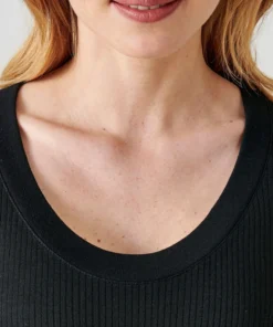 T-shirt Thermolactyl côtes molletonnées, col dégagé