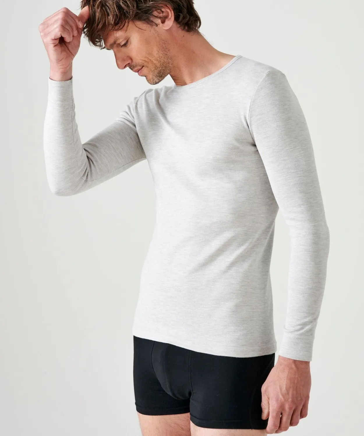 T-shirt Thermolactyl manches longues maille interlock