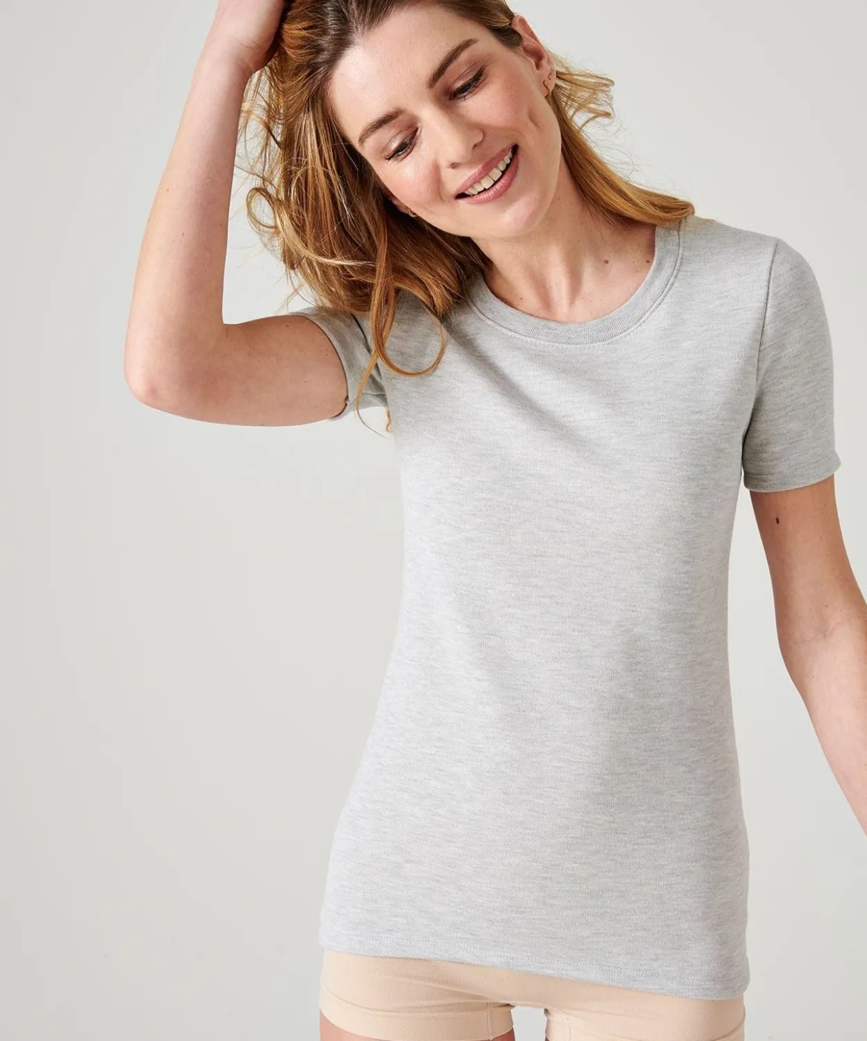 T-shirt Thermolactyl manches courtes, molleton gratté