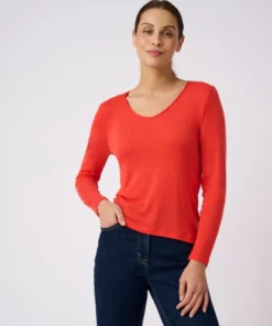 T-shirt Thermolactyl Sensitive manches longues col V
