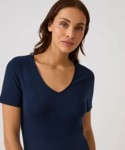 T-shirt Thermolactyl Sensitive manches courtes col V