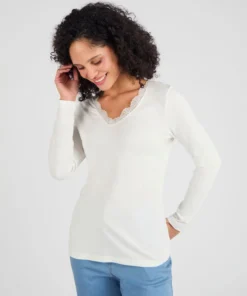 T-shirt Thermol'love dentelle