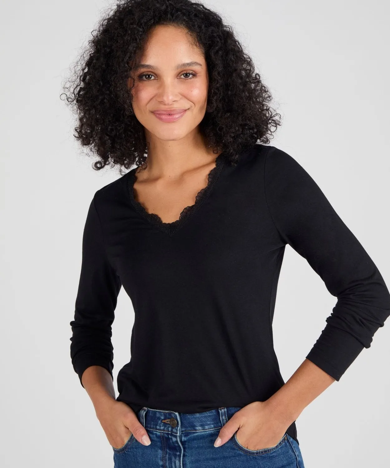 T-shirt Thermol'love dentelle