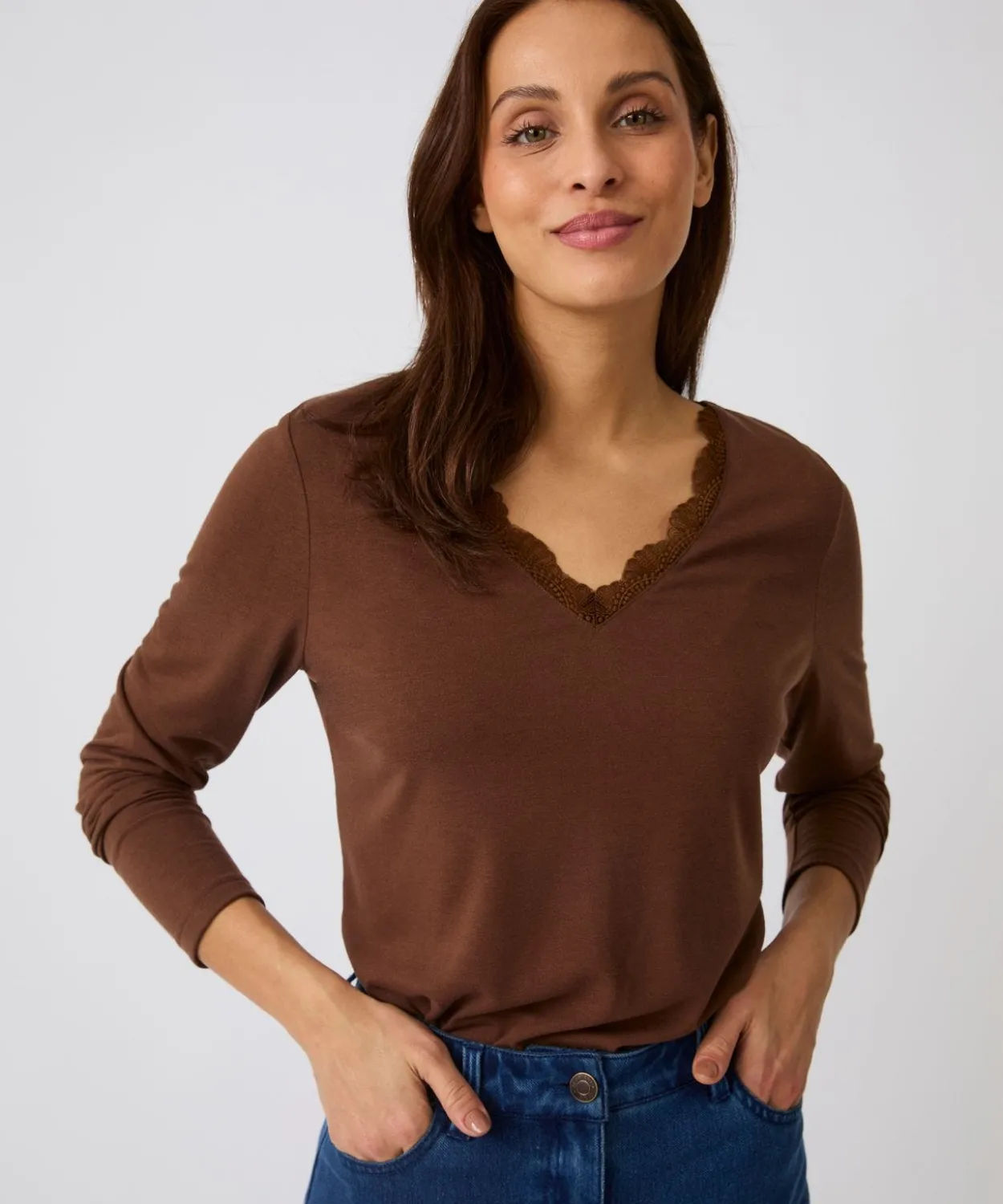 T-shirt Thermol'love dentelle