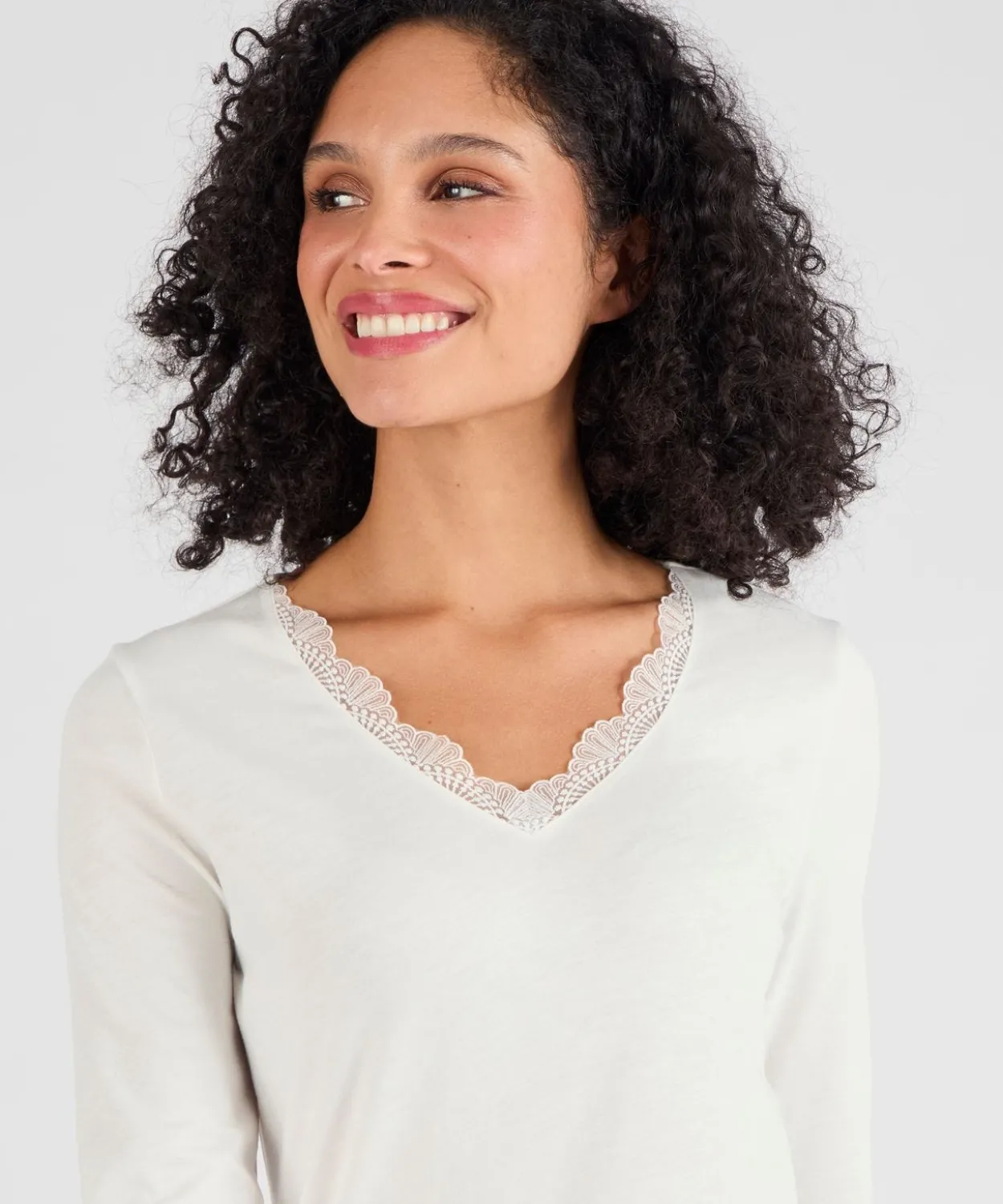 T-shirt Thermol'love dentelle