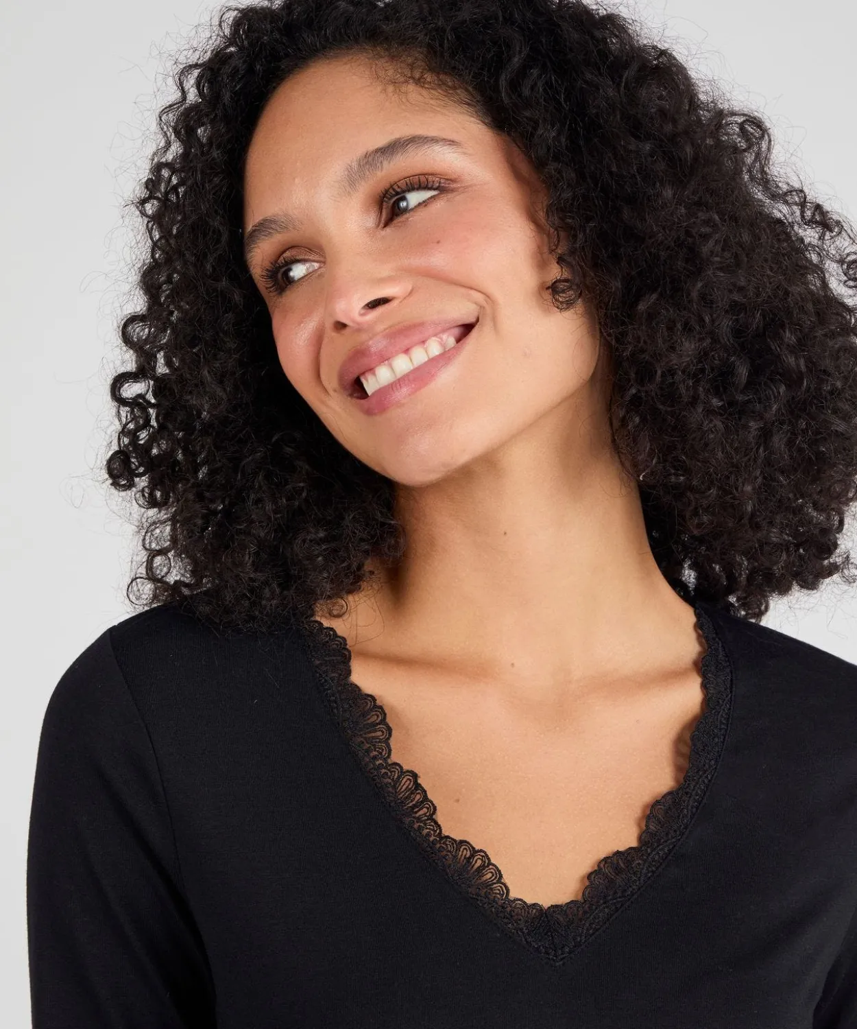 T-shirt Thermol'love dentelle