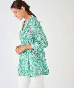 Tunique créponnée pure viscose