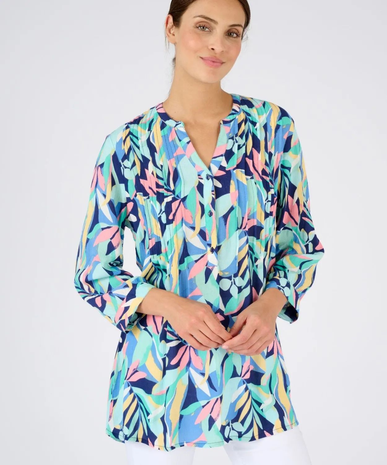 Tunique créponnée pure viscose