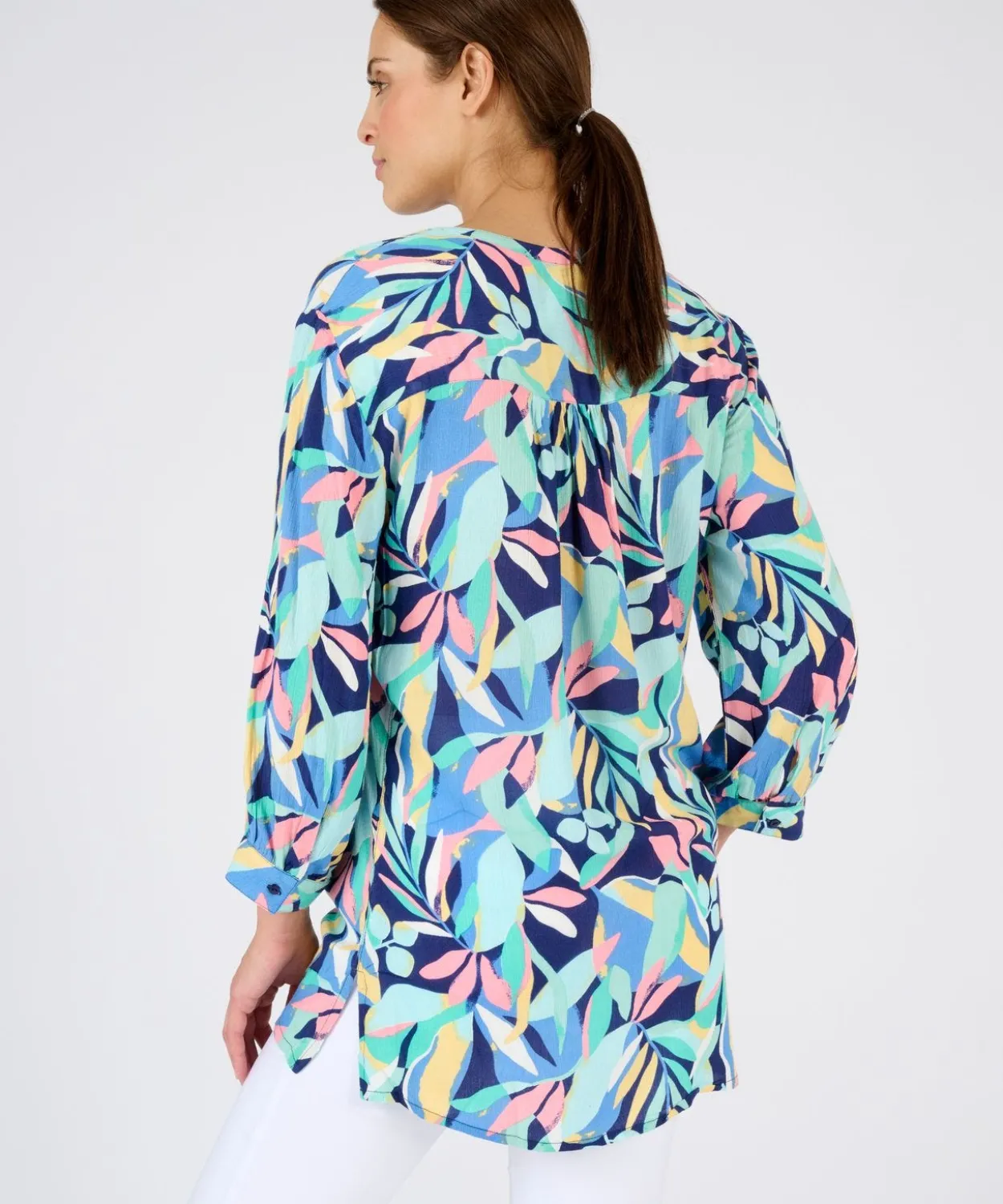 Tunique créponnée pure viscose